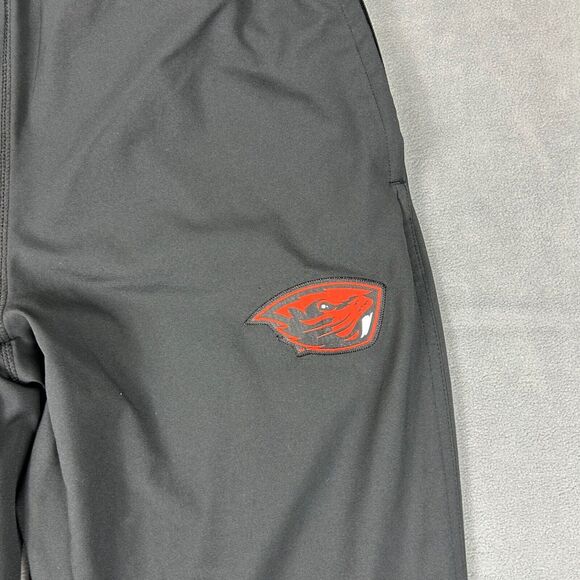 Nike Oregon State Beavers Pants Mens Small Black Sweatpants Gym Ankle‎ Zip - Picture 4 of 12